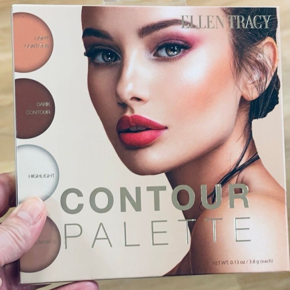 NWT Ellen Tracy PERFECT COMPLEXION Palette Highlighter Bronzer & Blush 9 Shades